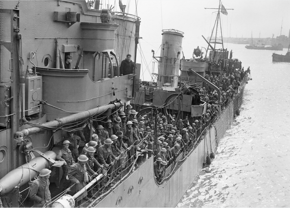 1940: A storm cloud saves Allied soldiers trapped near Dunkirk